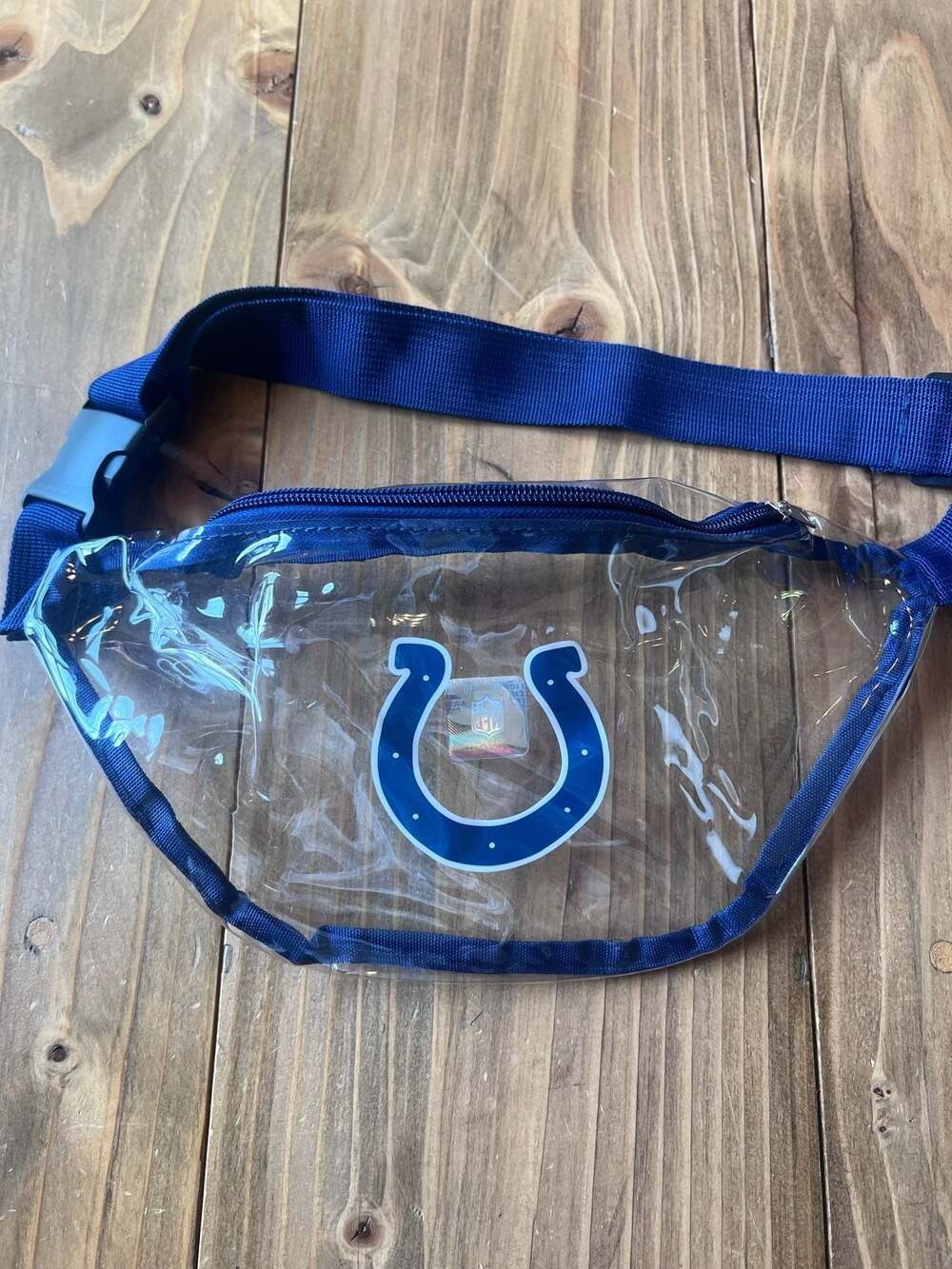 Indianapolis Colts NFL Clear Small Belt Bag Stadium Approved